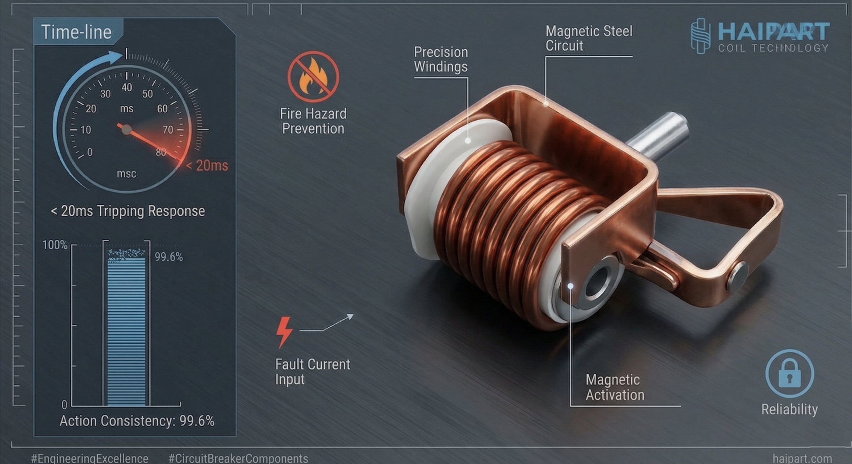 Why HAIPART Coils are the "Heart" of Superior MCB Protection 