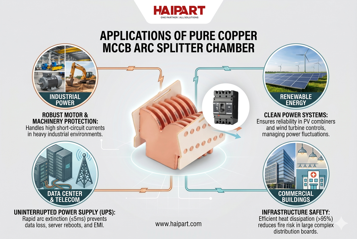  Power Where It Matters Most — Pure Copper MCCB Arc Splitter Chamber