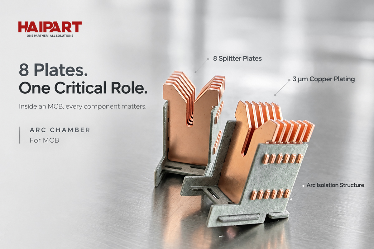 MCB Arc Chamber & Arc Chute | 8-Plate Arc Chamber Manufacturer | HAIPART