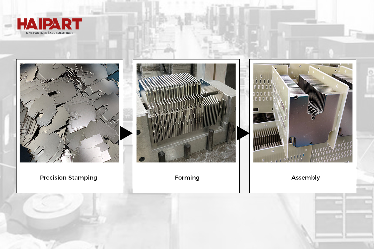 ACB arc chamber component manufacturing process