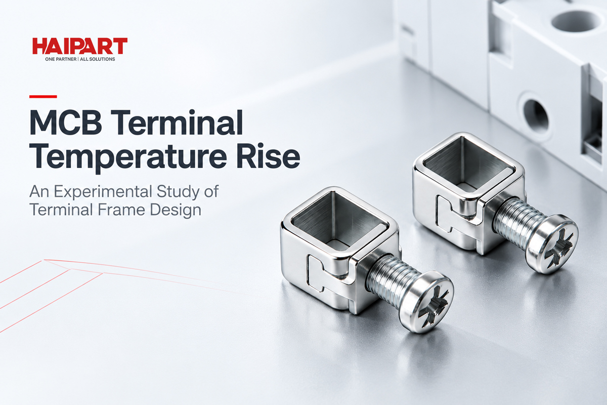 MCB Terminal Temperature Rise: Experimental Study of Terminal Frame Design